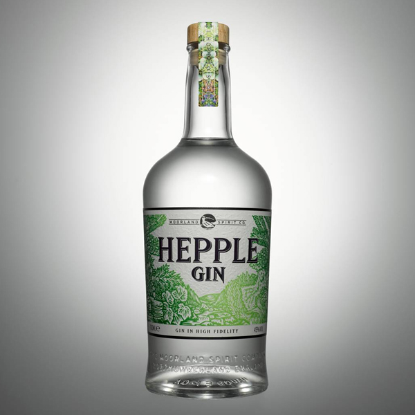Valentine Warners Hepple Gin Bottle