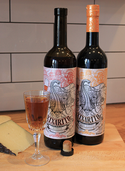 Oloroso sherry paired with cheese