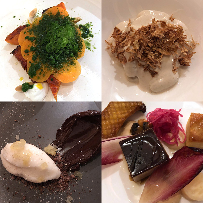 Tasting menu at acorn bath