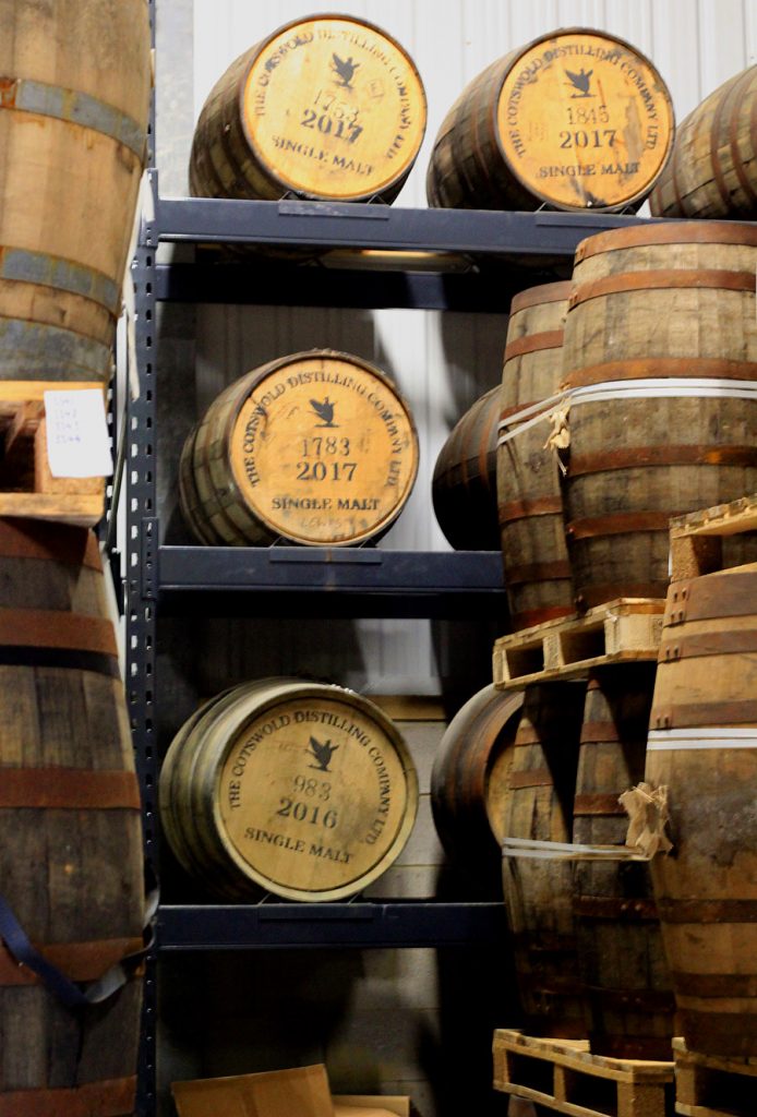 barrel ageing whisky cotswolds