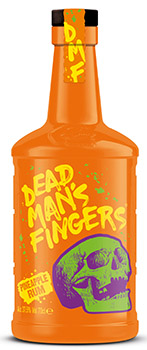 Bottle of pineapple rum